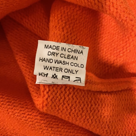 Olivaceous Orange Cropped sweater top - Picture 6 of 10